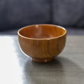 Rustic Wooden Soup Bowl