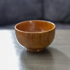 Rustic Wooden Soup Bowl