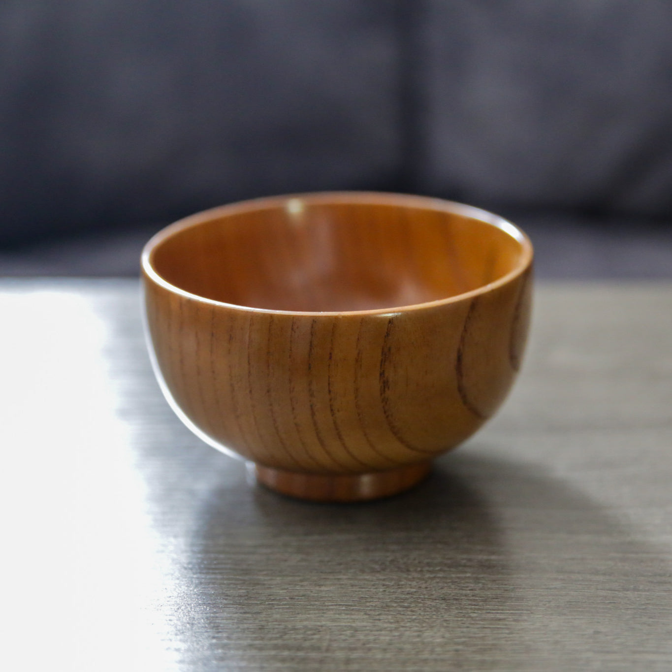 Rustic Wooden Soup Bowl