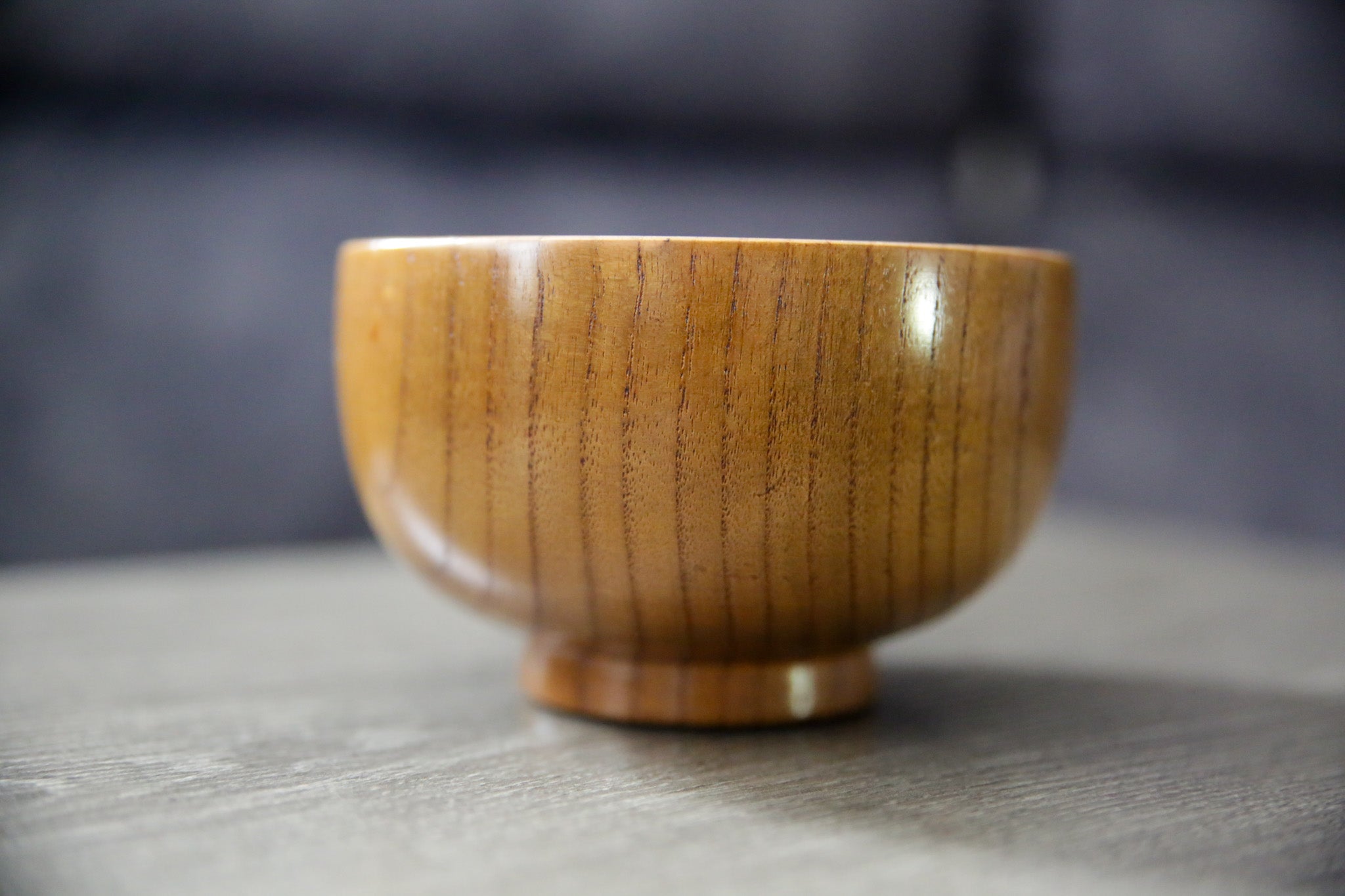 Wooden Soup Bowl