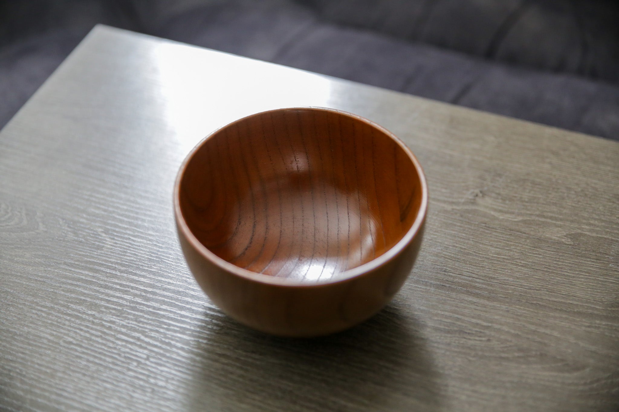 Wooden Soup Bowl