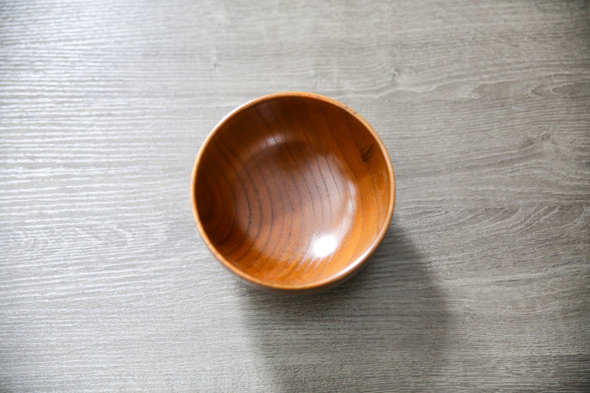 Wooden Soup Bowl