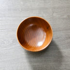 Rustic Wooden Soup Bowl