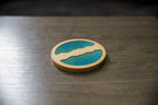 Ocean Wave Bamboo Coaster