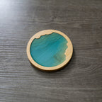 Ocean Wave Bamboo Coasters