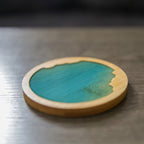 Ocean Wave Bamboo Coasters