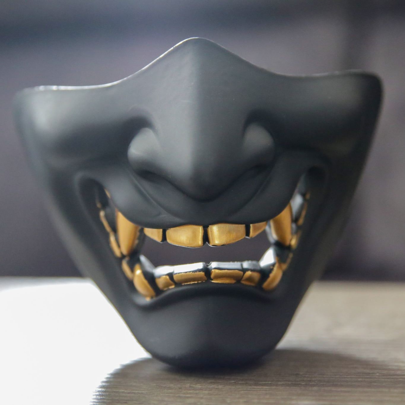 Japanese Prajna Devil Half-Face Mask
