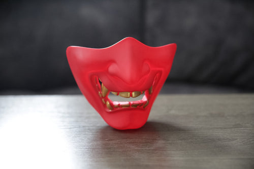Half-Face Devil Mask
