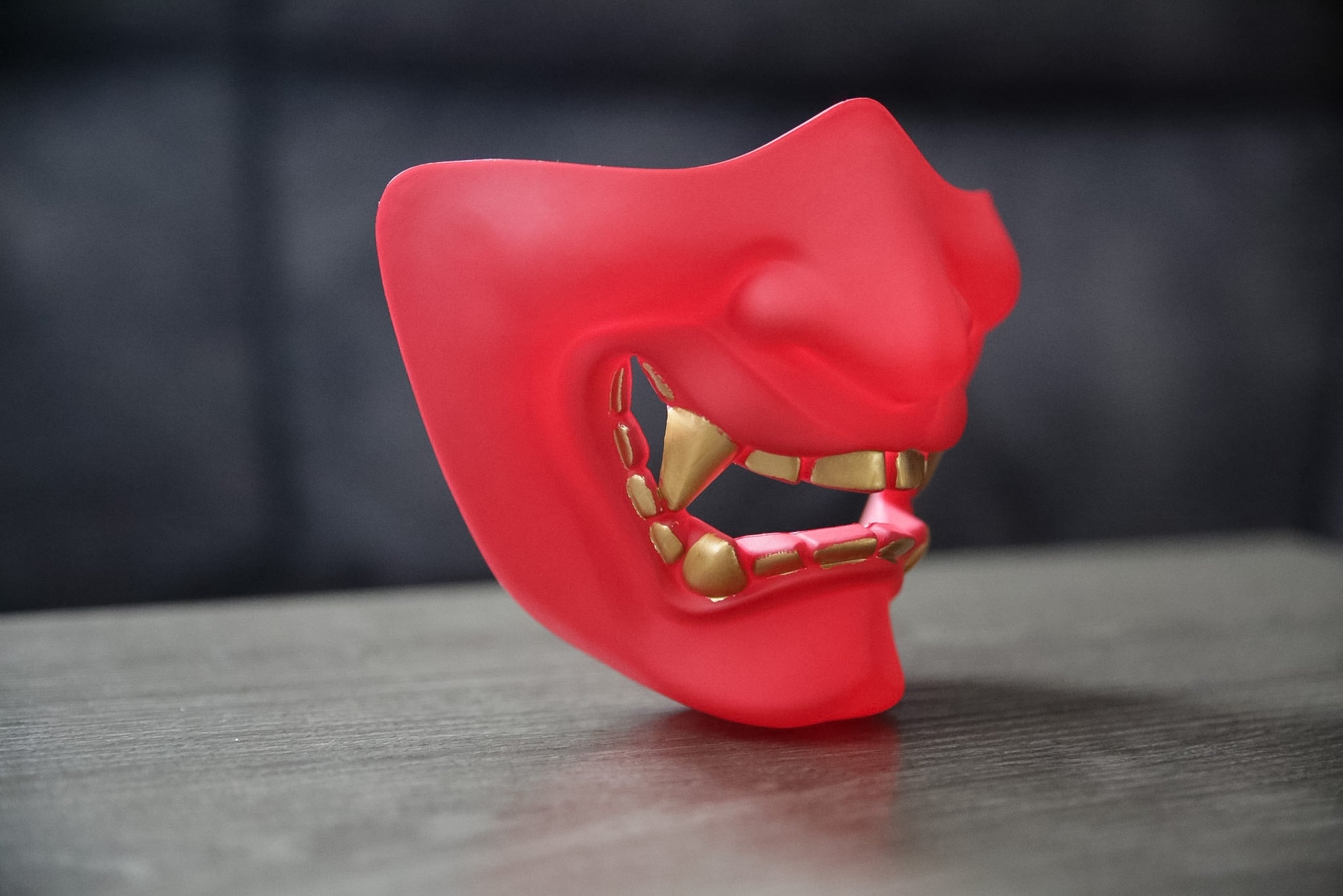 Half-Face Devil Mask