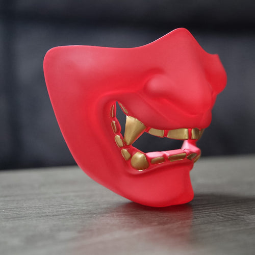 Japanese Prajna Devil Half-Face Mask