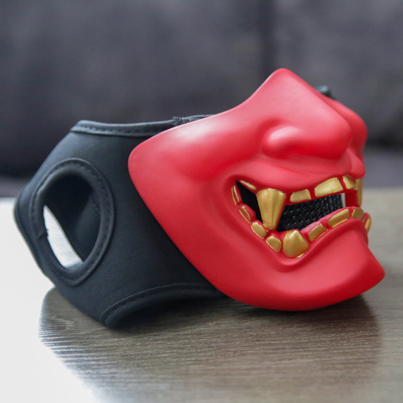 Japanese Prajna Devil Half-Face Mask