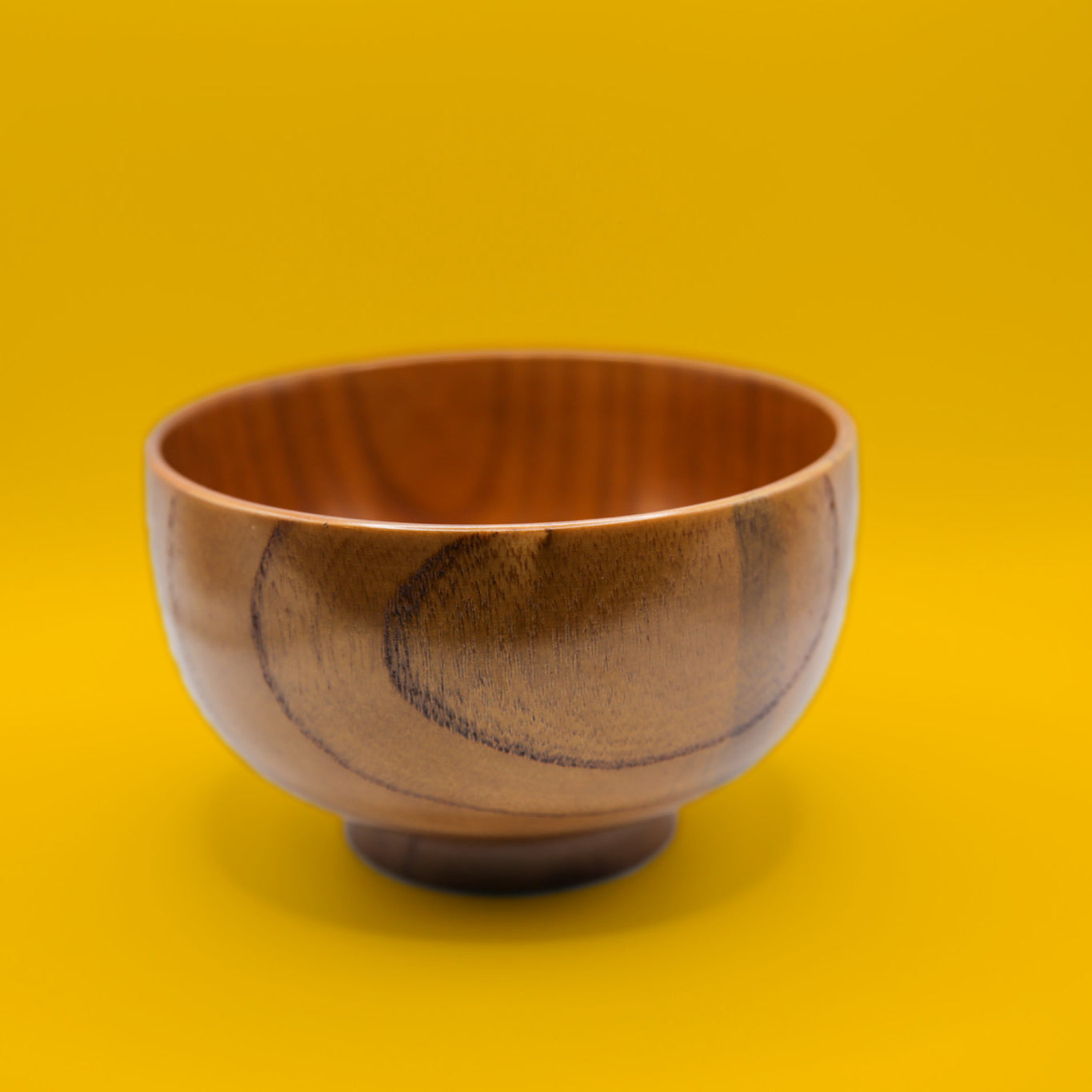 Rustic Wooden Soup Bowl