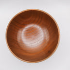 Rustic Wooden Soup Bowl