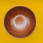 Rustic Wooden Soup Bowl