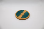 Ocean Wave Bamboo Coaster