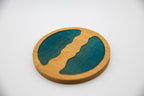 Ocean Wave Bamboo Coaster