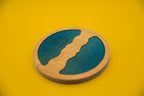 Ocean Wave Bamboo Coaster