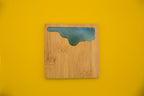 Ocean Wave Bamboo Coaster