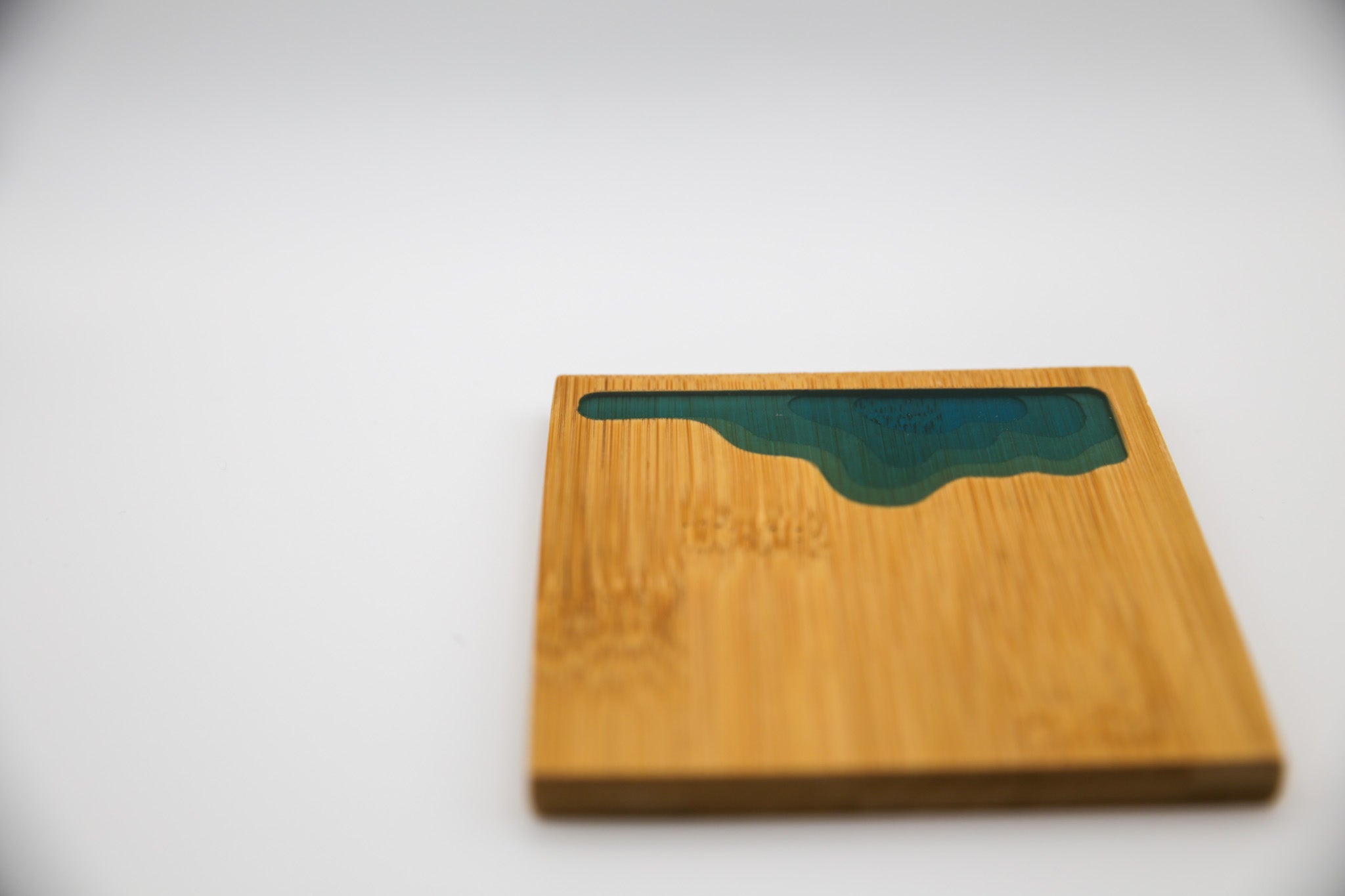 Ocean Wave Bamboo Coaster