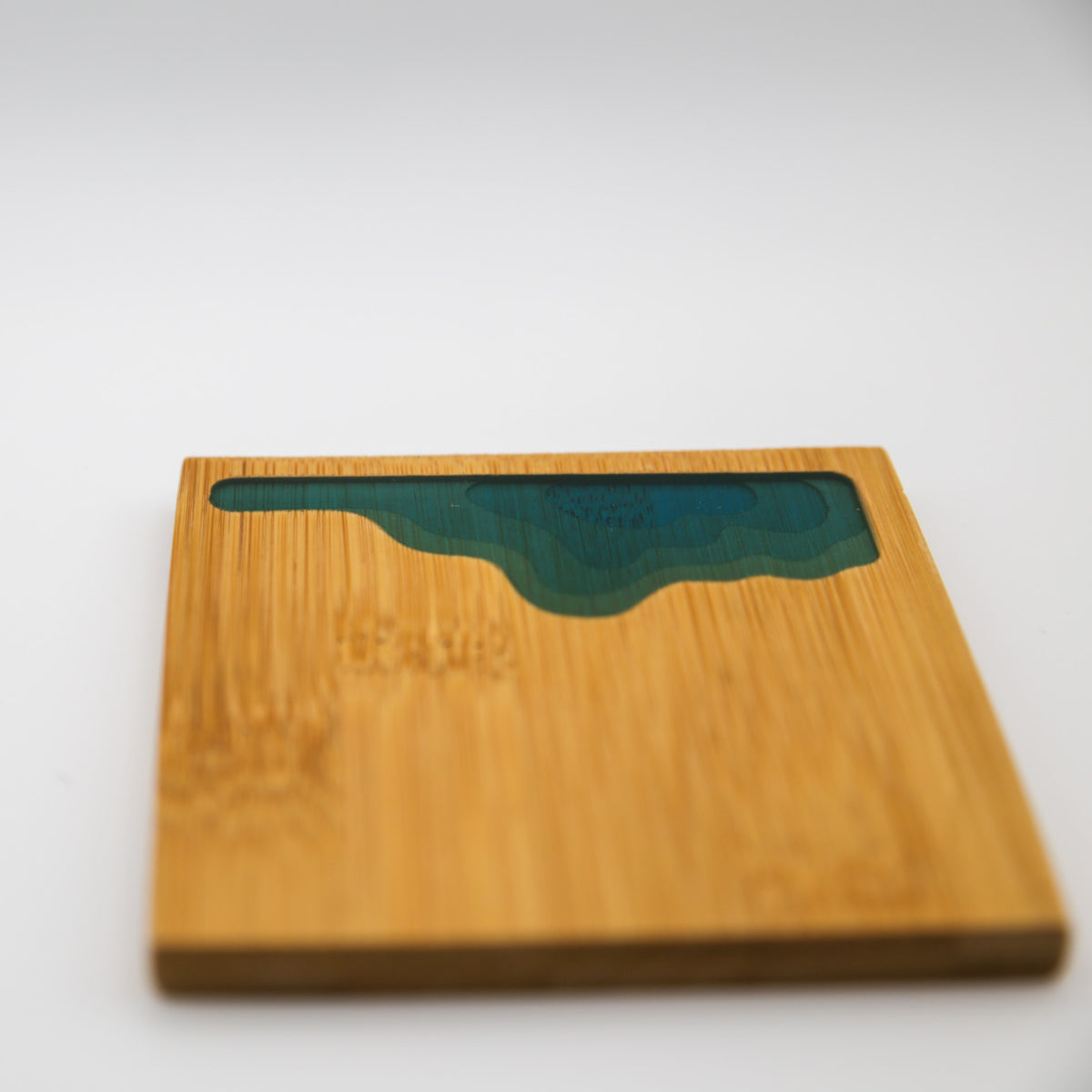 Ocean Wave Bamboo Coasters