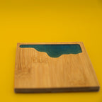 Ocean Wave Bamboo Coasters