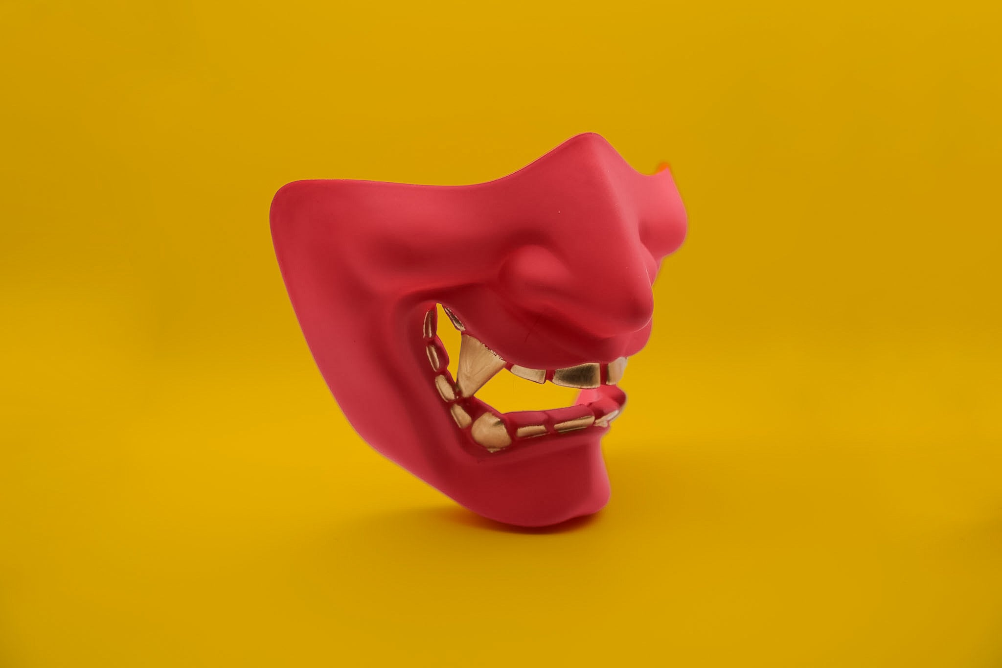 Half-Face Devil Mask