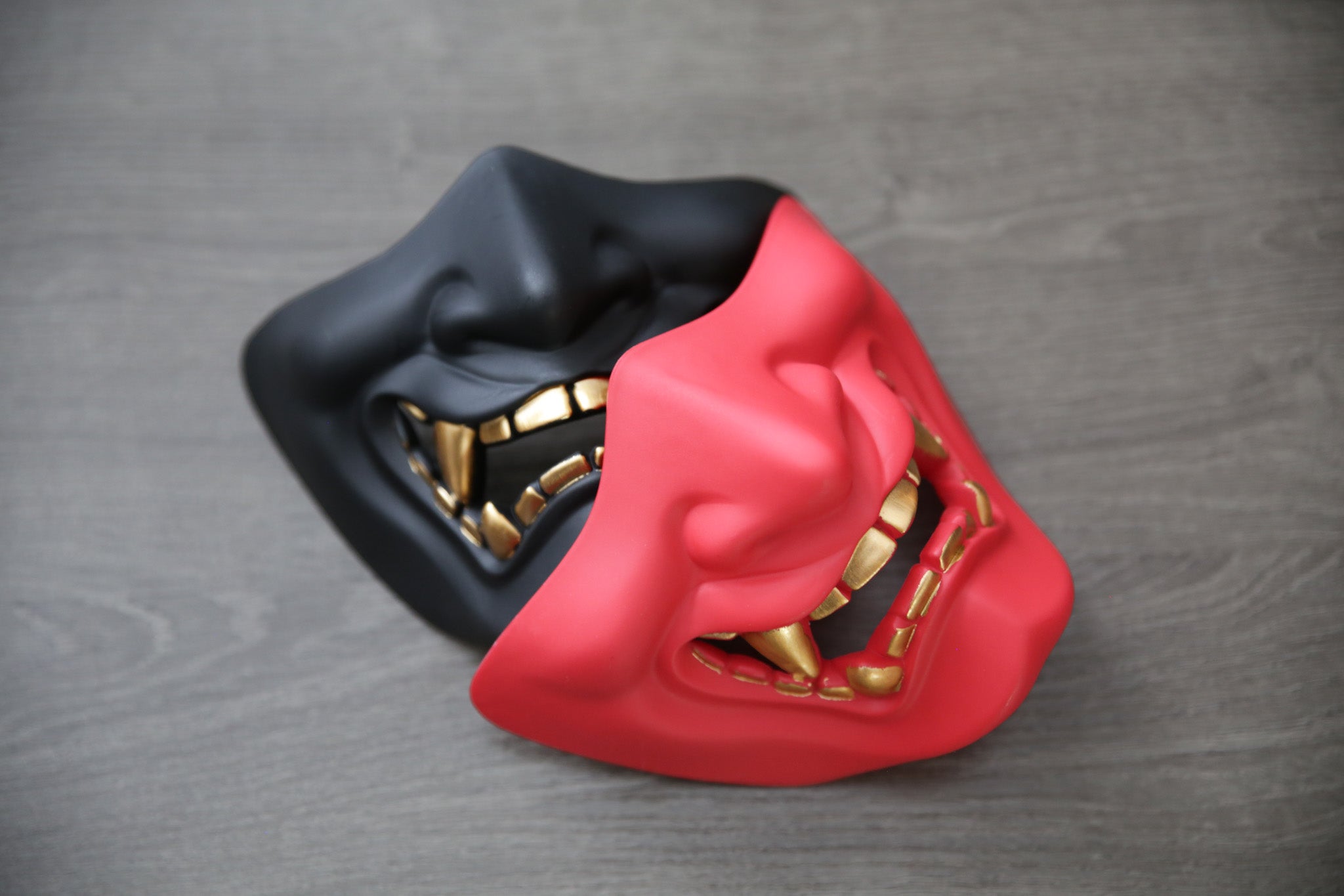 Half-Face Devil Mask
