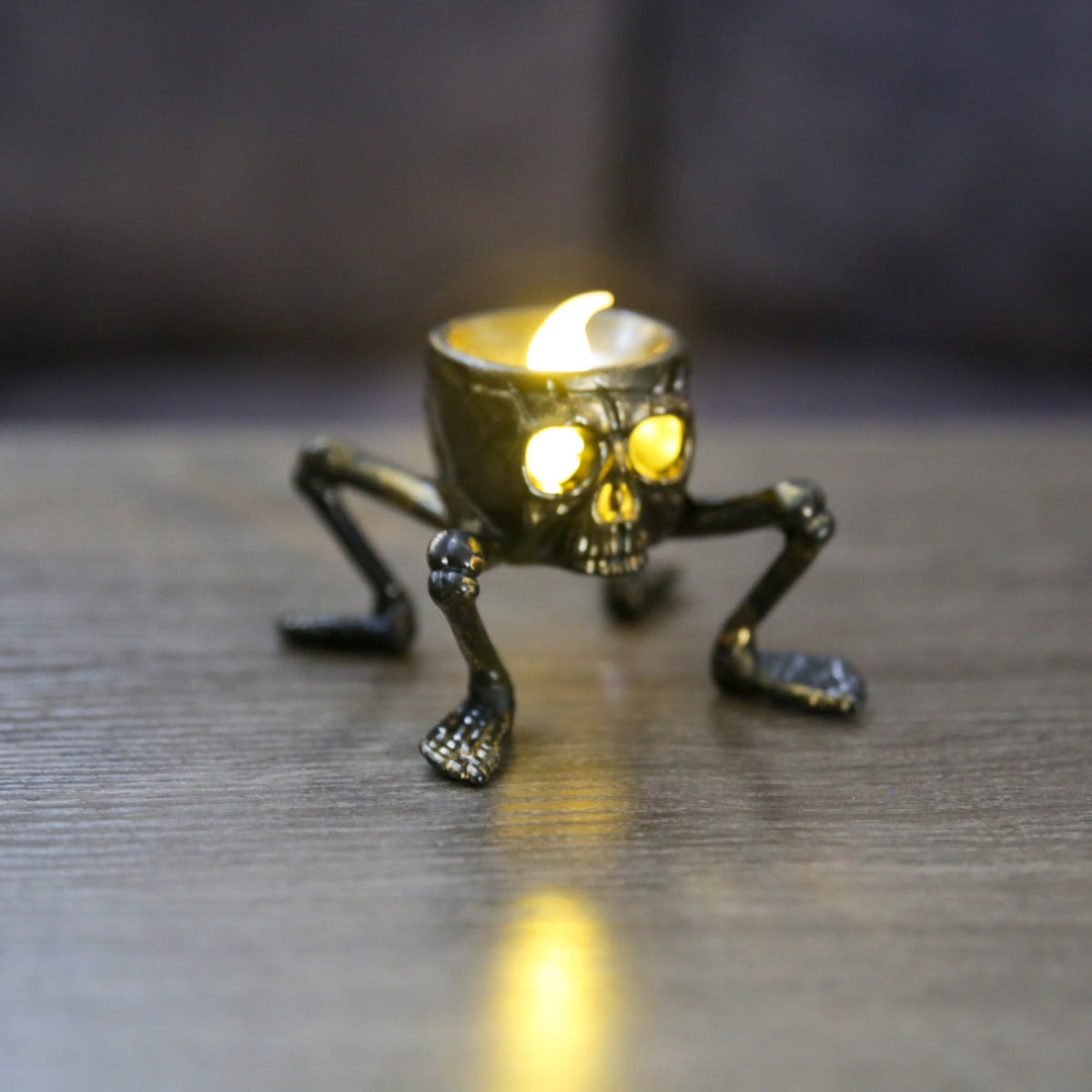 Skull LED Candle Lantern