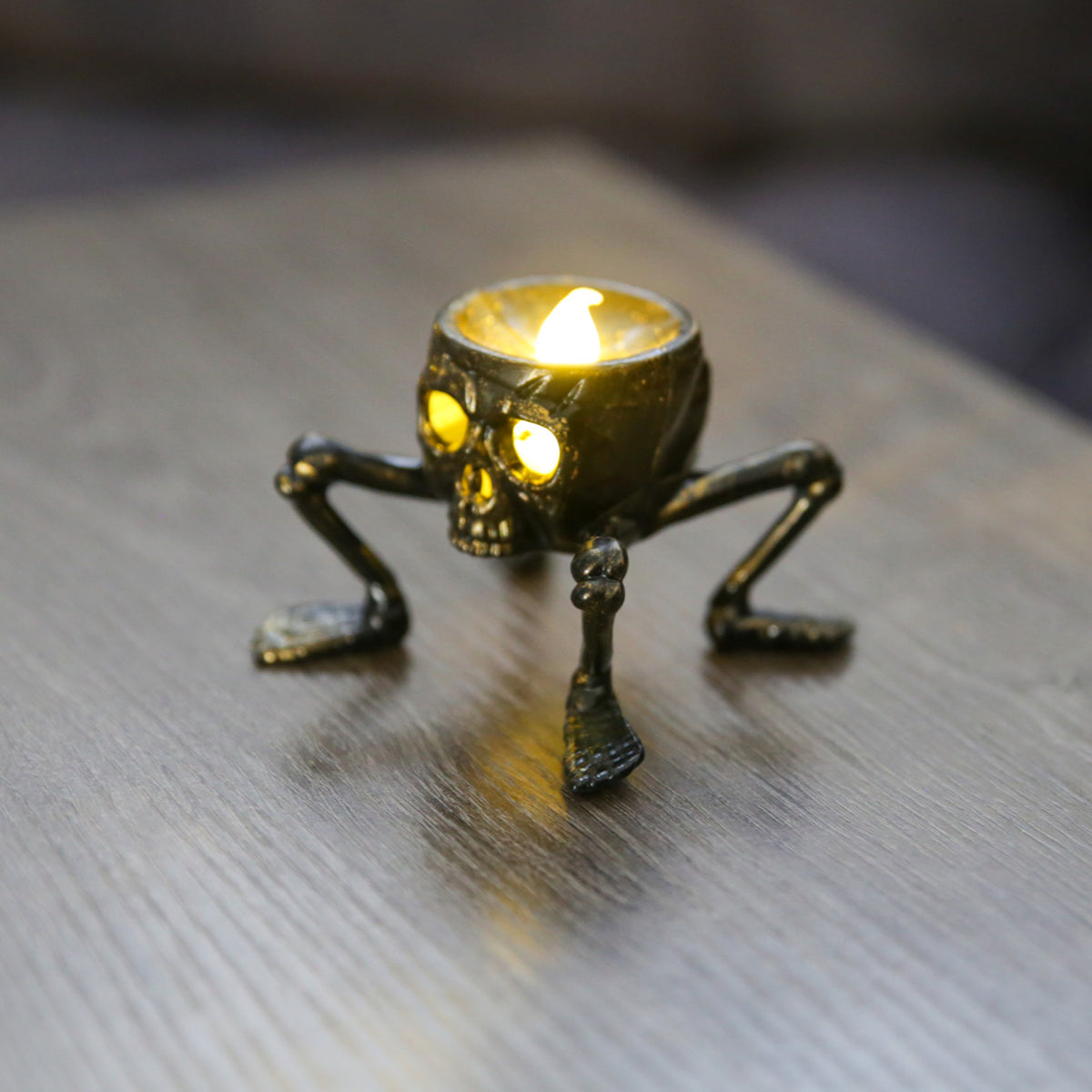 Skull LED Candle Lantern