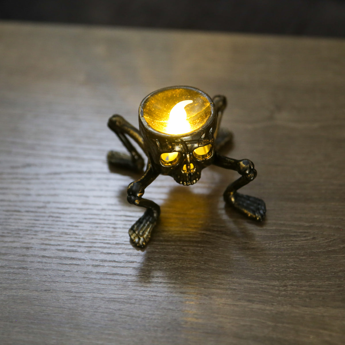Skull LED Candle Lantern