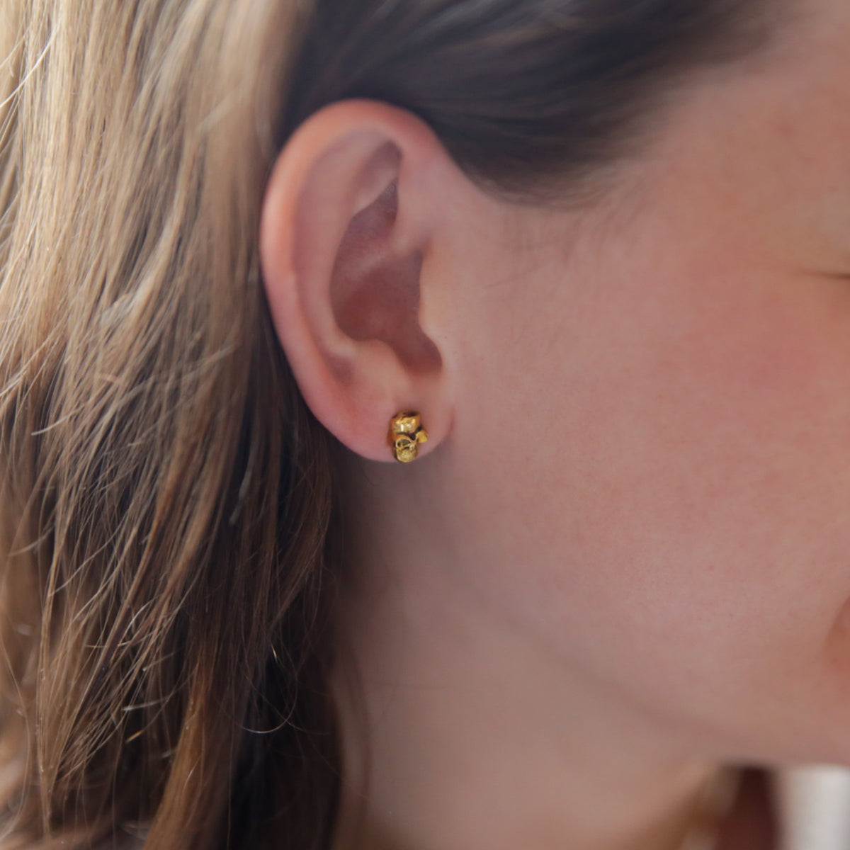 Gothic Skull Skeleton Earrings