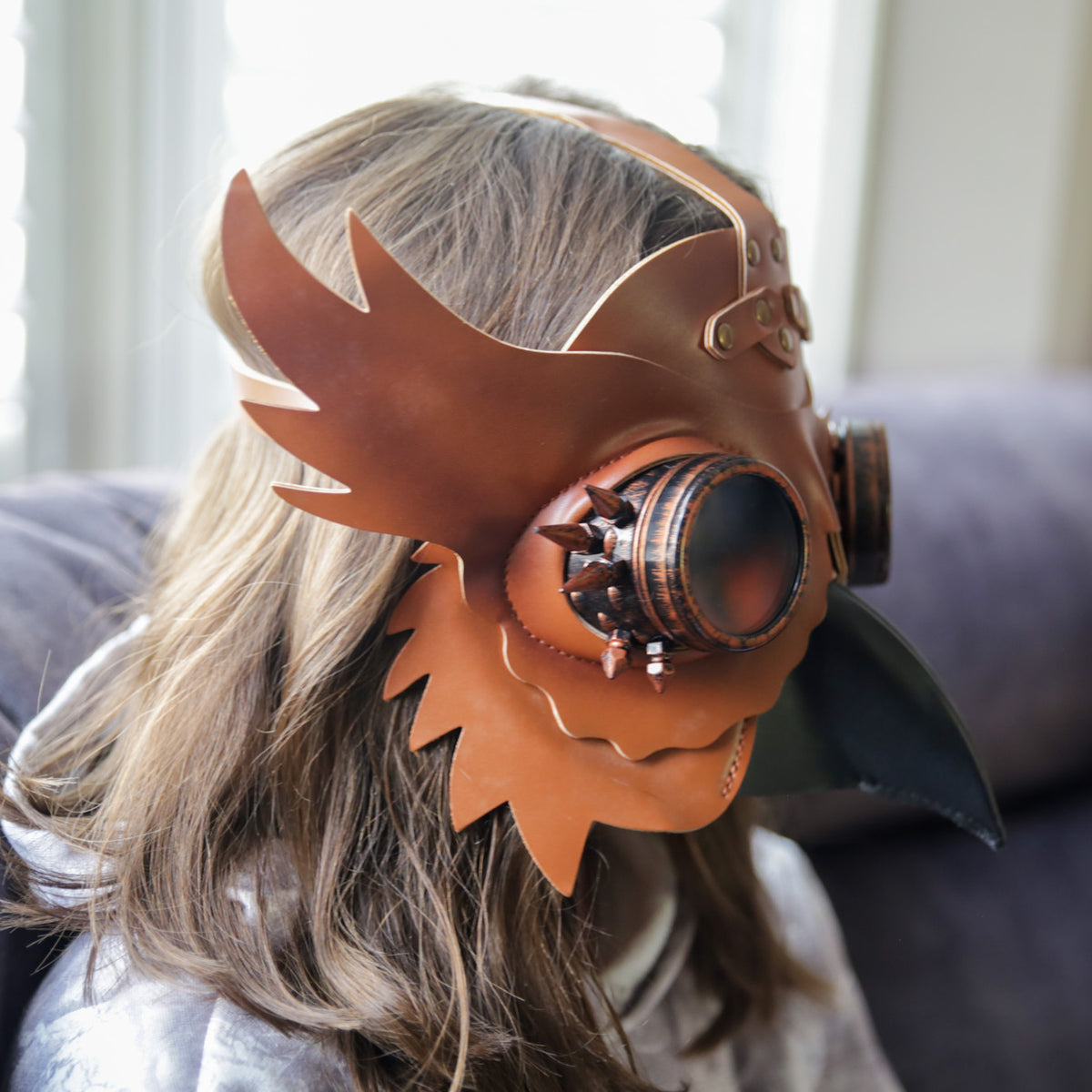 Steampunk Plague Doctor Beak Mask