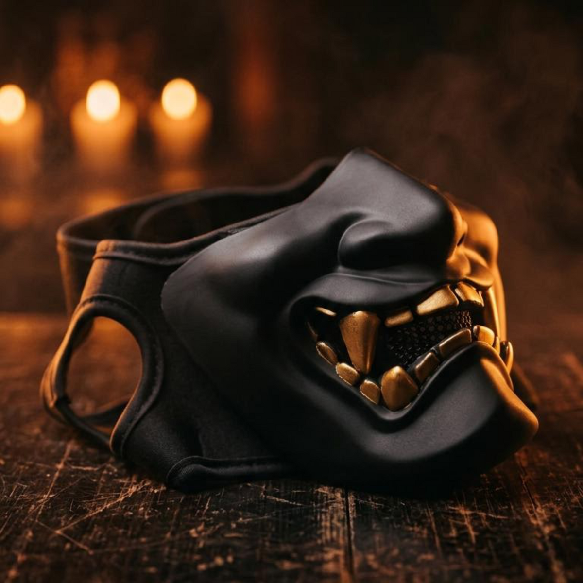 Japanese Prajna Devil Half-Face Mask