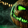 Quirky Pumpkin LED Lantern