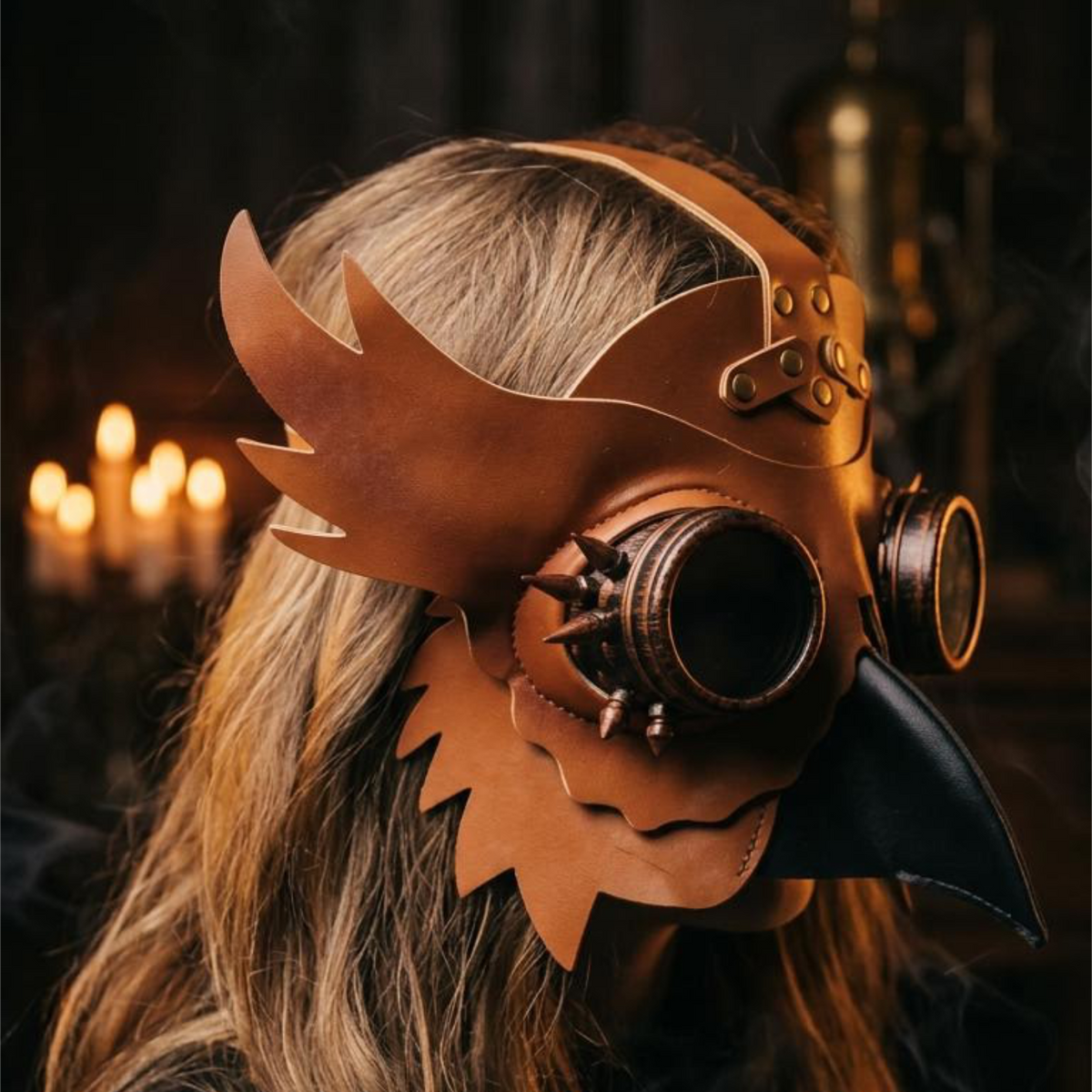 Steampunk Plague Doctor Beak Mask
