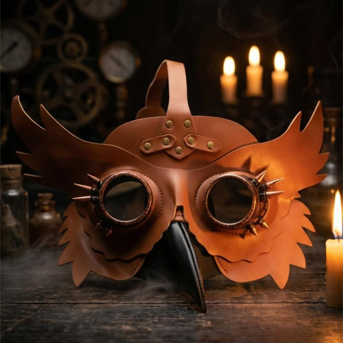 Steampunk Plague Doctor Beak Mask